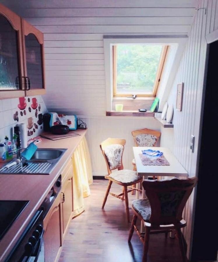 Gemuetliche 3 Raum Wohnung Im Dachgeschoss エーレンフリーデルスドルフ エクステリア 写真